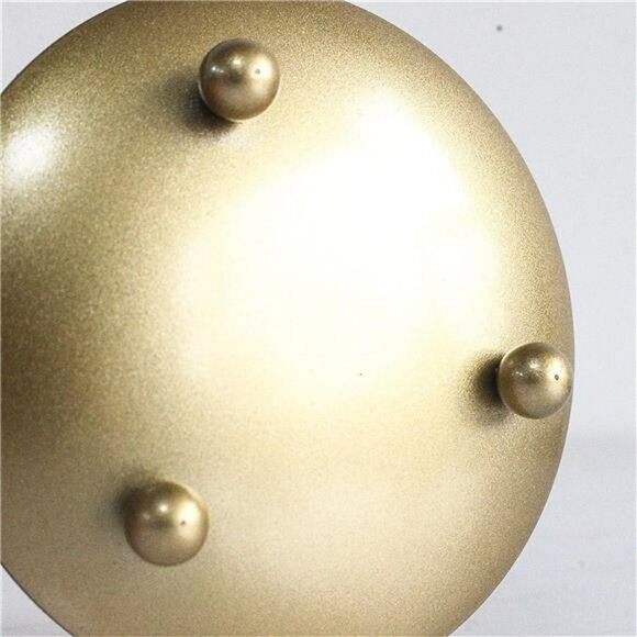 Set of 2 gold metal candle holder plates round pillar candlestick stands for dec - Picture 7 of 8